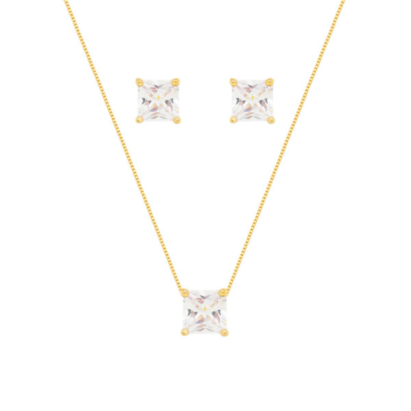 Conjunto Quadrado Cristal