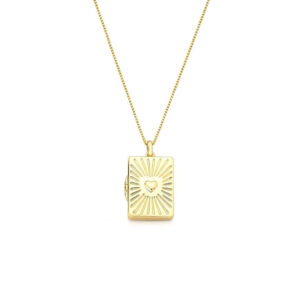 Colar Relicário Livro B. Ouro 18k