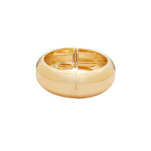 Bracelete Abaulado Banho Ouro 18k